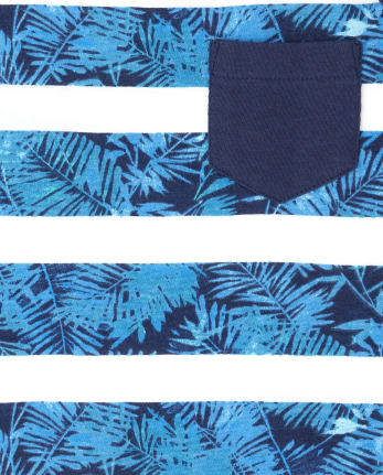 Boys Striped Pocket Tank Top