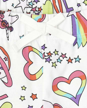 Girls Mix And Match Print Shorts