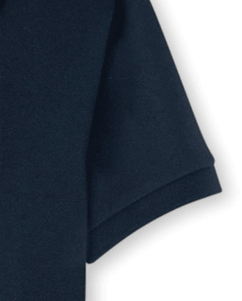 Lot de 2 polos uniformes en piqué pour garçon