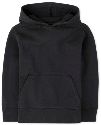 Boys Fleece Hoodie - BLACK