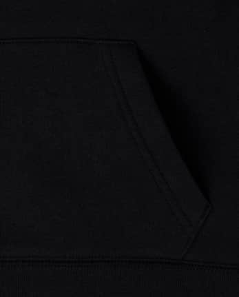 Boys Fleece Hoodie - BLACK
