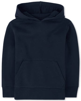 Boys Fleece Hoodie - NEW NAVY