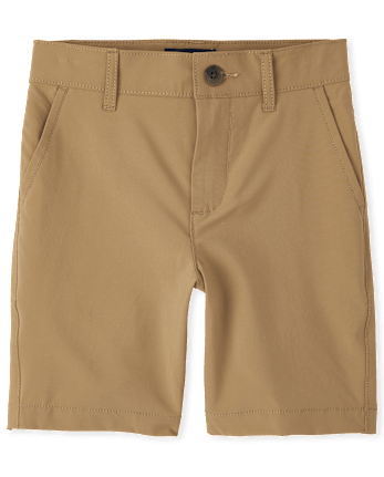 Short chino uniforme à séchage rapide pour garçon