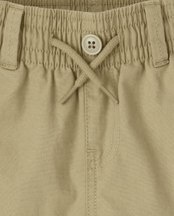 Pantalones cargo ajustados sin cordones de uniforme para niños