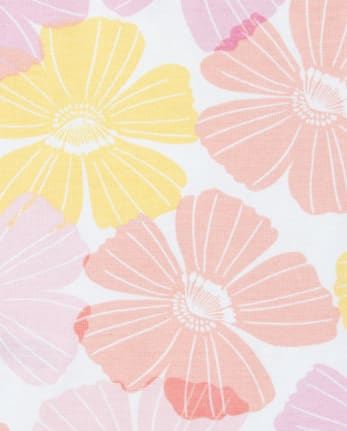 Pijamas de algodón ajustados a juego con estampado de sol de mamá y yo para bebés y niñas pequeñas