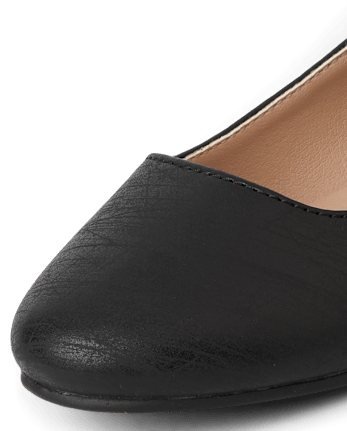 Girls Cross Strap Ballet Flats