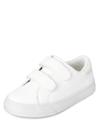 Toddler Girls Faux Leather Sneakers | The Children's Place WHITE
