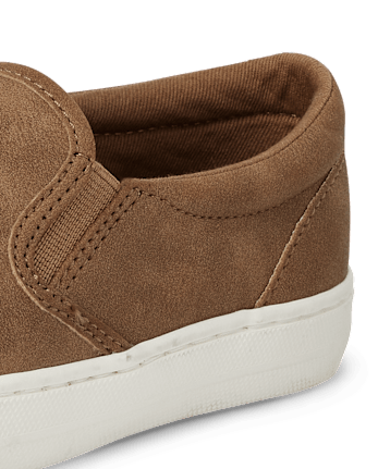 Boys Uniform Slip On Sneakers