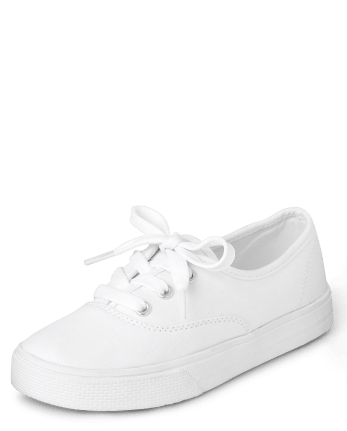 Girls Lace Up Sneakers