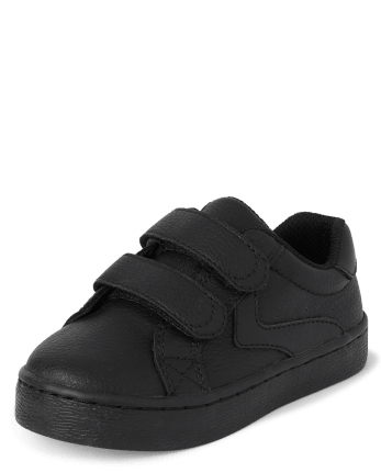 Gobernable Mariscos Armonía Toddler Boys Uniform Faux Leather Sneakers | The Children's Place - BLACK