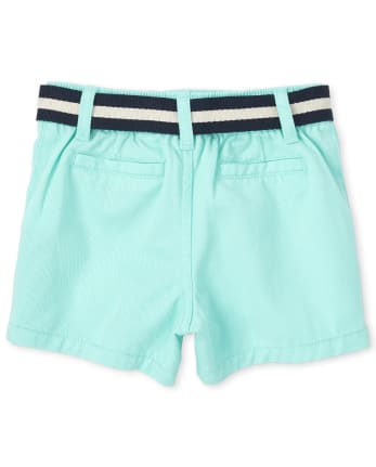 Ensemble Bebe Garcon Papa Et Moi A Manches Courtes En Chambray Raye Assorti Boutonne Et Ensemble De Tenues De Shorts Chino Tisses Ceintures The Children S Place Ca