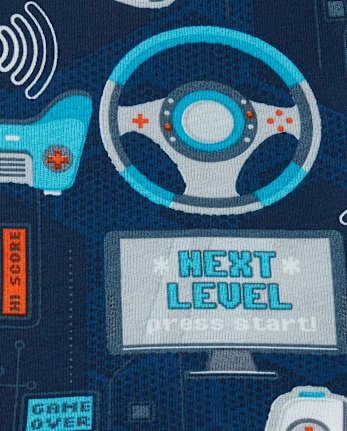 Boys Video Game Snug Fit Cotton Pajamas