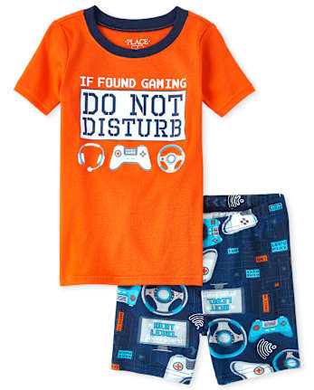 Boys Video Game Snug Fit Cotton Pajamas