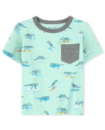 Top con bolsillo y estampado Mix And Match para bebés y niños pequeños
