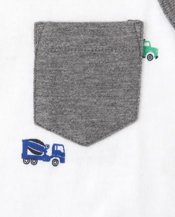 Baby And Toddler Boys Mix And Match Print Pocket Tank Top