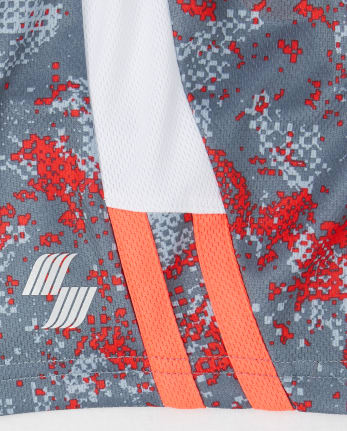 Shorts de baloncesto de alto rendimiento con estampado Mix And Match para bebés y niños pequeños