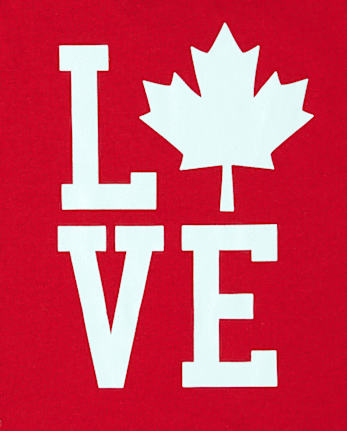 Baby And Toddler Girls Canada Day Mix And Match Glitter Cross Back Tank Top