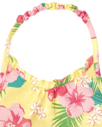 Haut dos nu à imprimé Mix and Match pour bébé et toute-petite fille