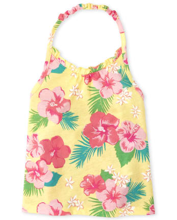 Baby And Toddler Girls Mix And Match Print Halter Top