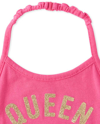 Haut dos nu à paillettes pour bébés et petites filles