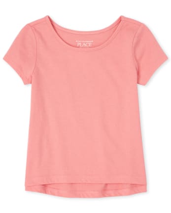 Top asimétrico para bebés y niñas pequeñas