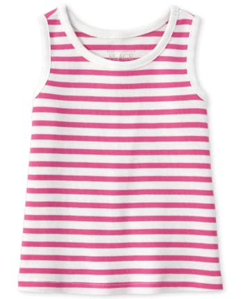 Baby And Toddler Girls Striped Tank Top
