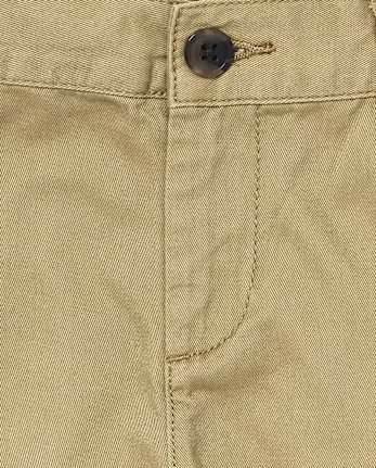 Shorts chinos elásticos de uniforme para niños, paquete de 2 - MULTI CLR