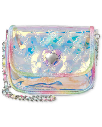iridescent shoulder bolsa