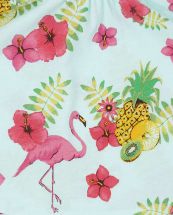 Baby And Toddler Gils Flamingo Dress