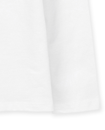 Paquete de 2 camisetas básicas con capas para bebés y niñas pequeñas