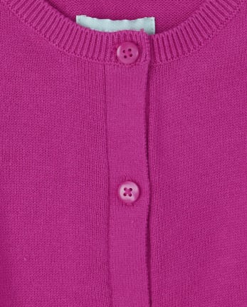 The Childrens Place Toddler Girls Bow Pocket Cardigan