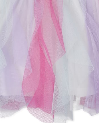 Vestido de tutú de narval para niña de cumpleaños con purpurina para bebés y niñas pequeñas