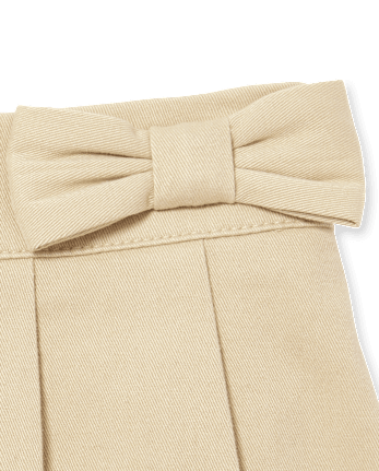 Ensemble de 2 jupes-shorts plissées uniformes pour toute-petite fille