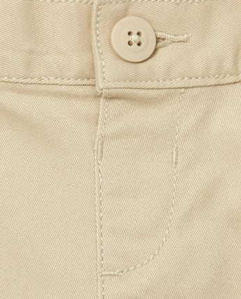 Ensemble de 2 pantalons chino skinny à volants pour toute-petite fille
