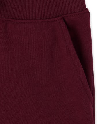 Pantalones cortos de felpa francesa activa de uniforme para niñas