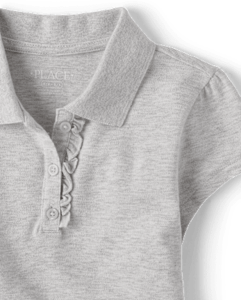 Polo de piqué uniforme para niñas