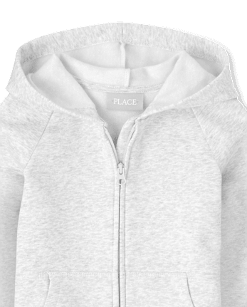Girls Fleece Zip Up Hoodie