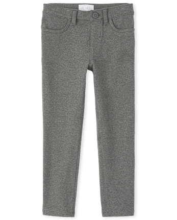 Girls Uniform Ponte Knit Pull On Jeggings