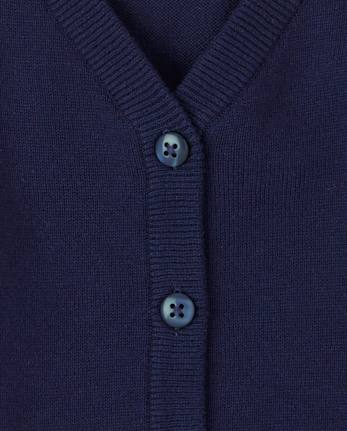 Girls V-Neck Cardigan - TIDAL