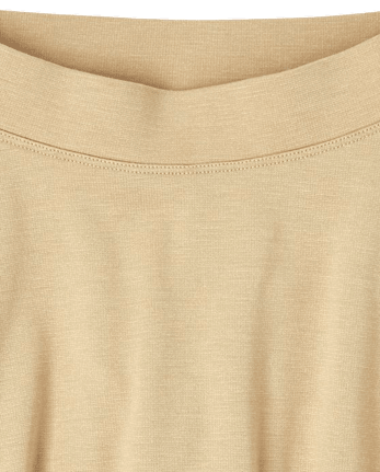 Falda pantalón de felpa francesa activa de uniforme para niñas, paquete de 2