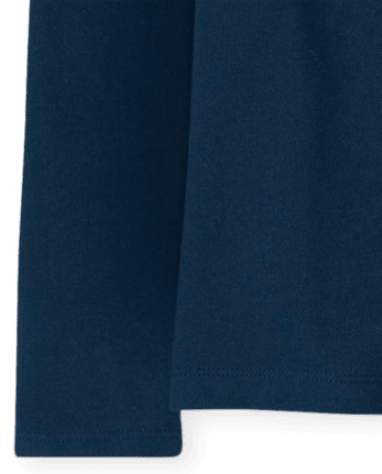 Girls Uniform Ruffle Soft Stretch Pique Polo 2-Pack