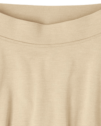 Ensemble de 2 jupes-shorts uniformes en tricot ponte pour filles