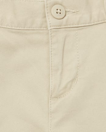 Girls Uniform Twill Woven Chino Shorts 2-Pack | The Children's Place ...