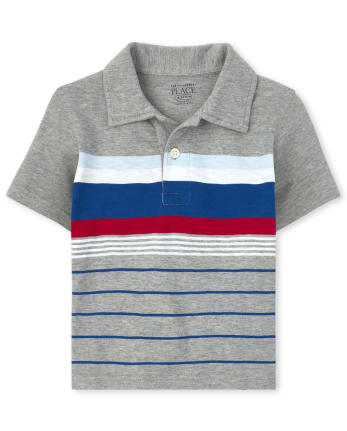Baby And Toddler Boys Striped Jersey Polo
