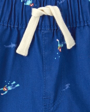 Baby And Toddler Boys Scuba Diver Pull On Jogger Shorts
