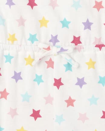 Lot de 2 barboteuses rayées à volants pour petites filles