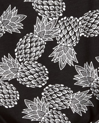 Barboteuse à découpe ananas pour bébés et petites filles