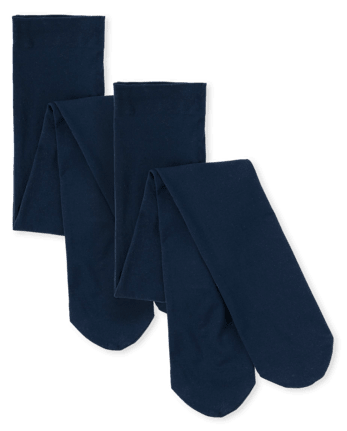 Girls Microfiber Tights 2-Pack