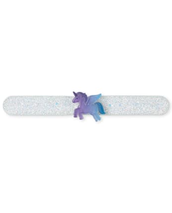 Girls Glitter Pegasus Slap Bracelet