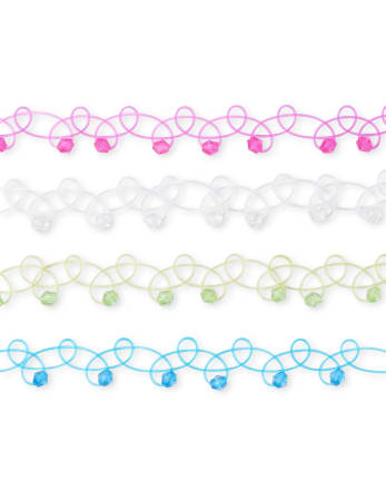 Girls Choker Necklace 12-Pack  The Children's Place - MULTI CLR